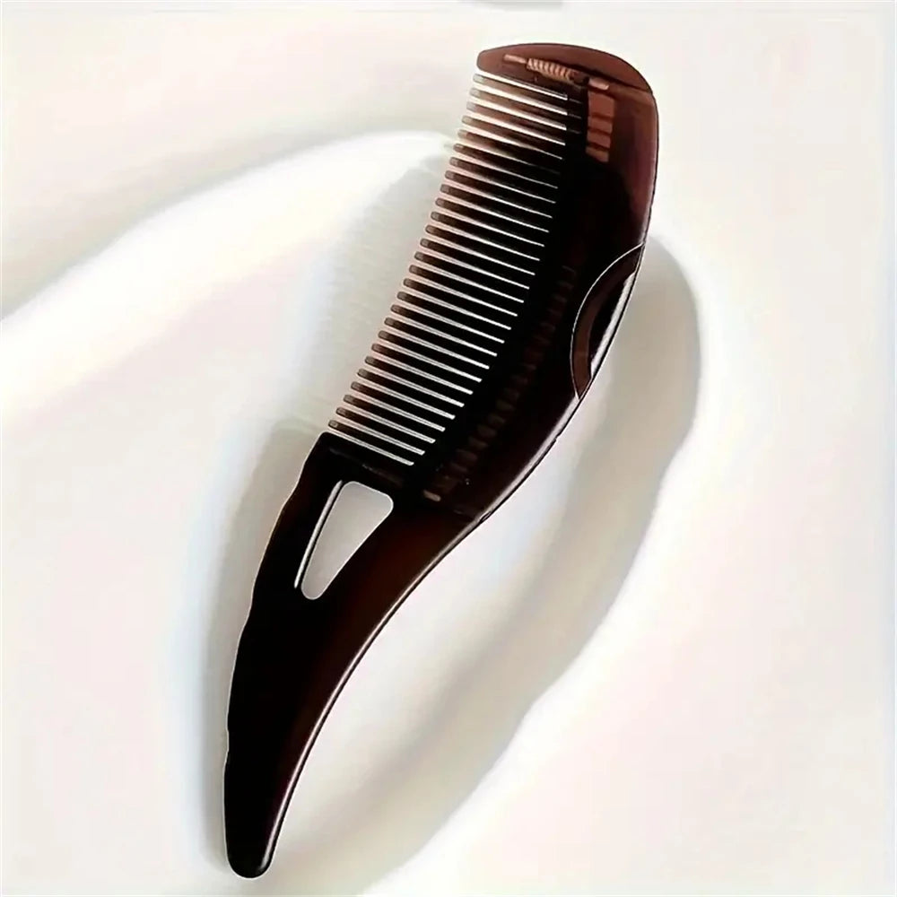 1pcs Dandruff Removal Comb Hollow Hairbrush Scalp Point Massage & Grease Removal To Reduce Scalp Itching
