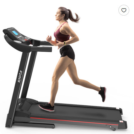 Fitshow App Home Foldable Treadmill With Incline, Folding Treadmill For Home Workout, Electric Walking Running Treadmill Machine 5 LCD Screen 250 LB Capacity Bluetooth Music