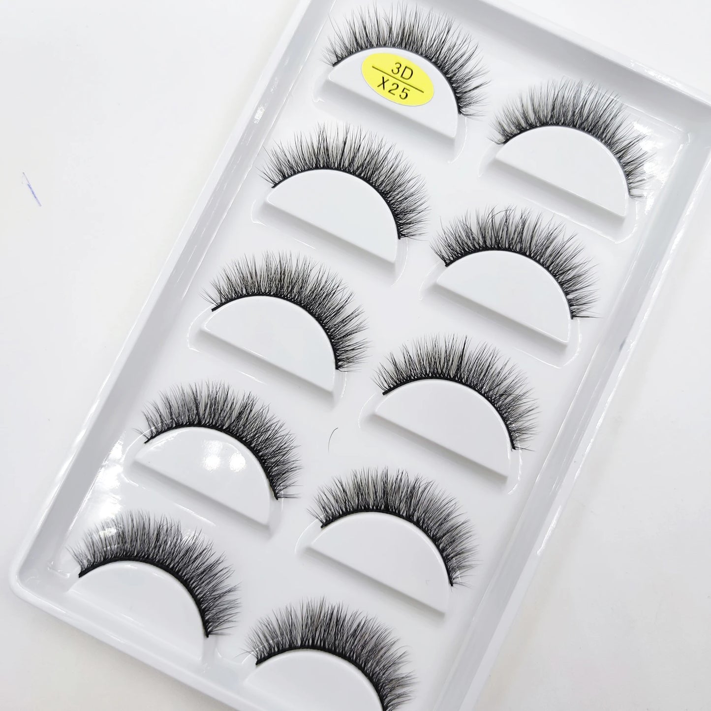 NEW Eyelash 3D Natural Mink False Eyelashes Makeup Fake Eye Lashes Faux Cilios Make Up Beauty Tools 5 Pairs