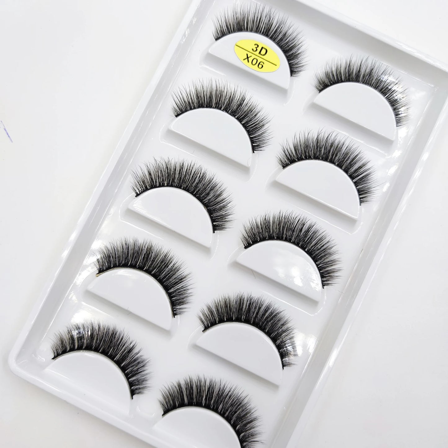 NEW Eyelash 3D Natural Mink False Eyelashes Makeup Fake Eye Lashes Faux Cilios Make Up Beauty Tools 5 Pairs