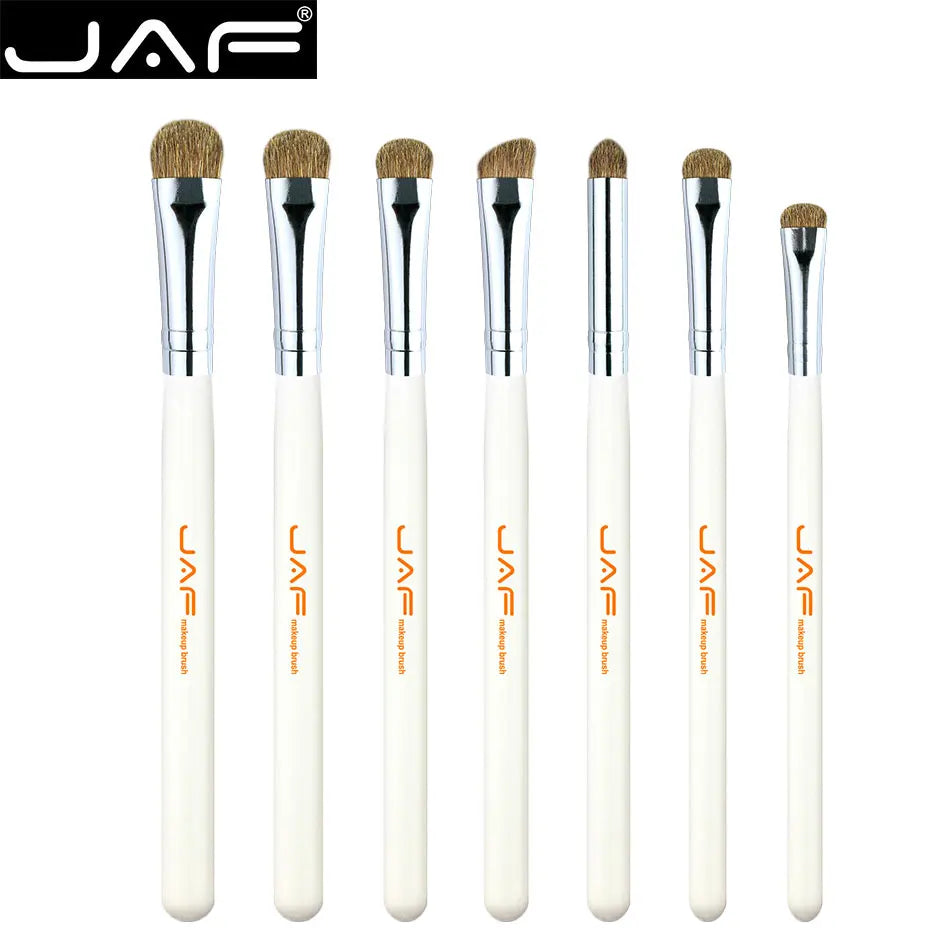 JAF 7 PCS Eyeshadow Make-up Tool Kit Eye Shade Make Up Brushes Sets Professional Makeup Brushes for Eye Shadow Blending JE07PY