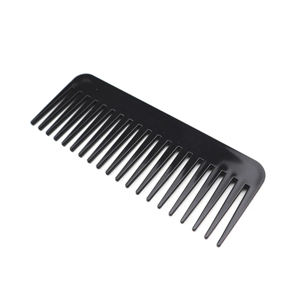 1pcs 19 Teeth Tooth Comb Large Wide Black Plastic Comb Anti-Static Scalp Massage Hair Comb Hair Accessories Hair Care Tool