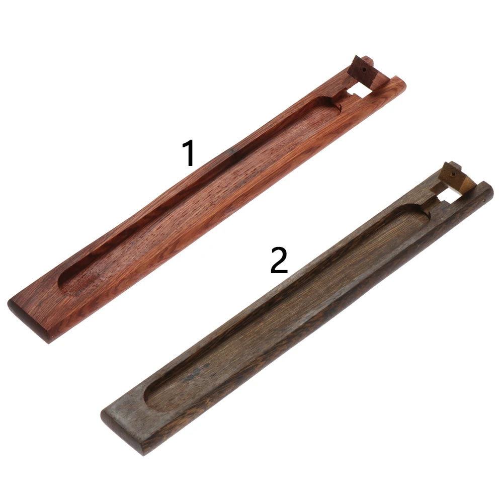 Retro Natural Plain Wooden/Bamboo Sticks Plate Incense Holder Elegant Fragrant Line Ware Burner Ash Catcher Base Home Decoration