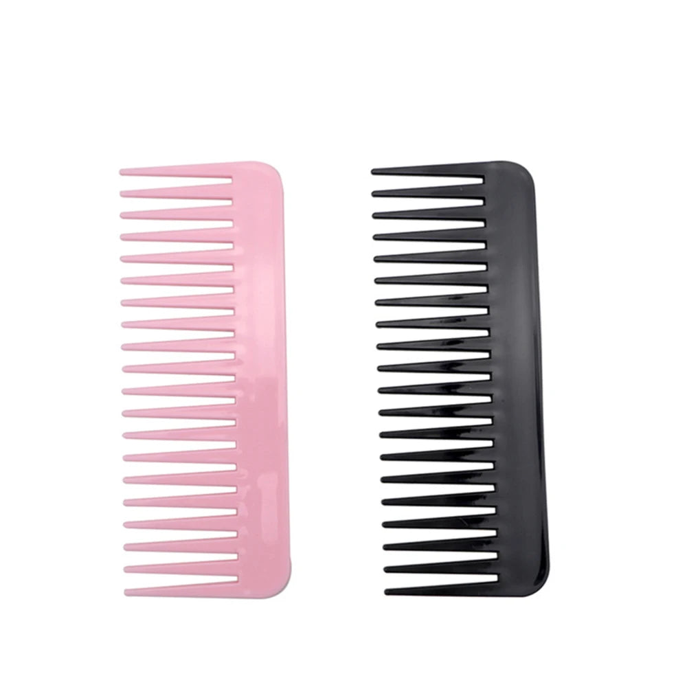 1pcs 19 Teeth Tooth Comb Large Wide Black Plastic Comb Anti-Static Scalp Massage Hair Comb Hair Accessories Hair Care Tool