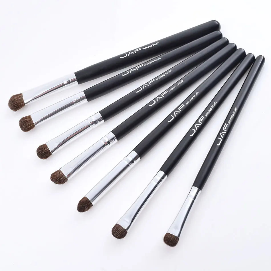 JAF 7 PCS Eyeshadow Make-up Tool Kit Eye Shade Make Up Brushes Sets Professional Makeup Brushes for Eye Shadow Blending JE07PY