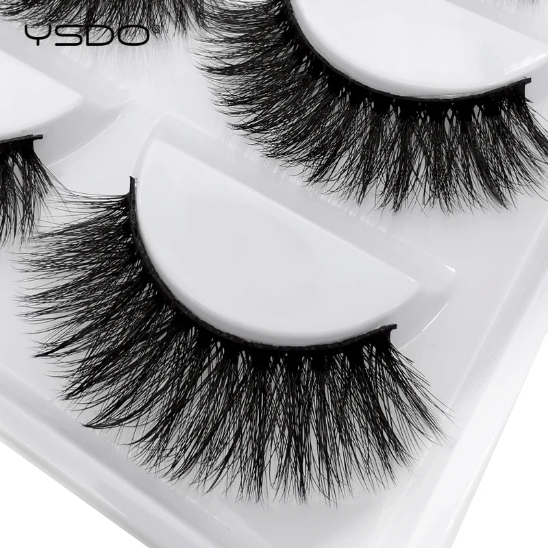 5 Pairs Mink EyeLashes 3D False Lashes winged Thick MakeupEyeLash Dramatic Lashes Natural Volume Soft Fake Eye Lashes g800