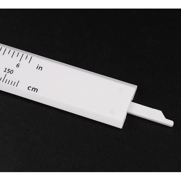 Makeup Portable 150mm Plastic Eyebrow Measuring Vernier Caliper Tattoo Microblading  Ruler Permanent Make-Up Measurement