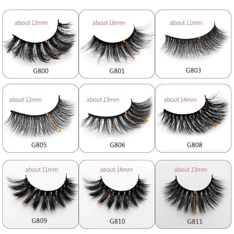 5 Pairs Eyelashes 3d Mink Lashes Eyelash Extension Natural False Eyelashes Volume Lashes Maquillaje Mink Eyelashes Makeup Cilios