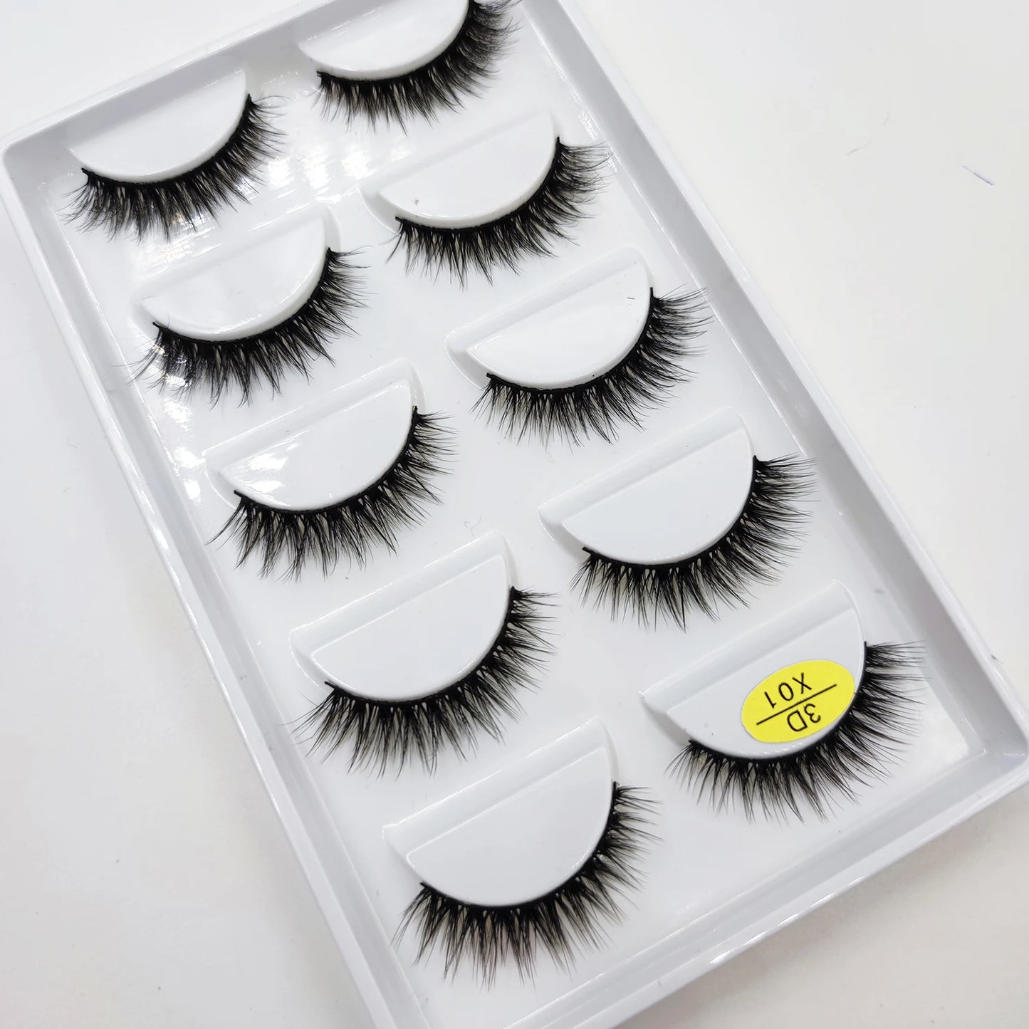 NEW Eyelash 3D Natural Mink False Eyelashes Makeup Fake Eye Lashes Faux Cilios Make Up Beauty Tools 5 Pairs