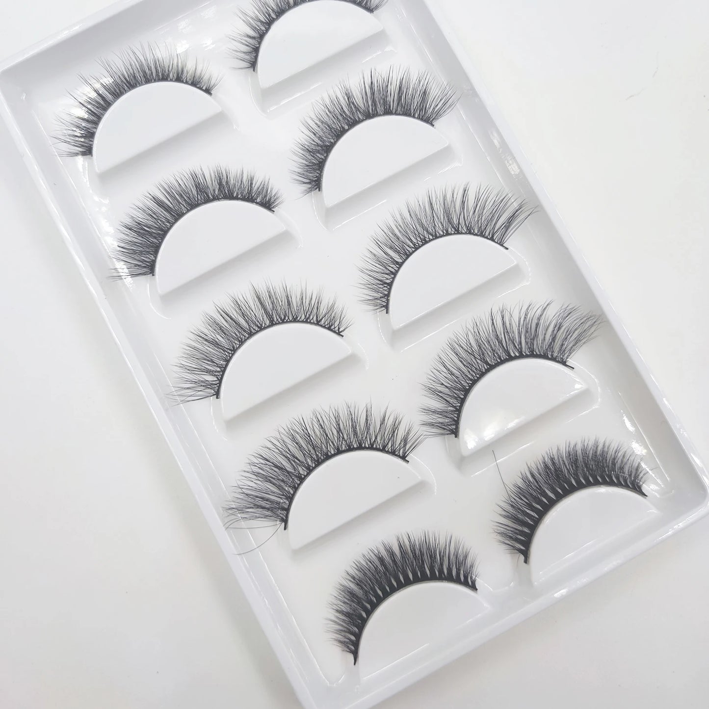 NEW Eyelash 3D Natural Mink False Eyelashes Makeup Fake Eye Lashes Faux Cilios Make Up Beauty Tools 5 Pairs