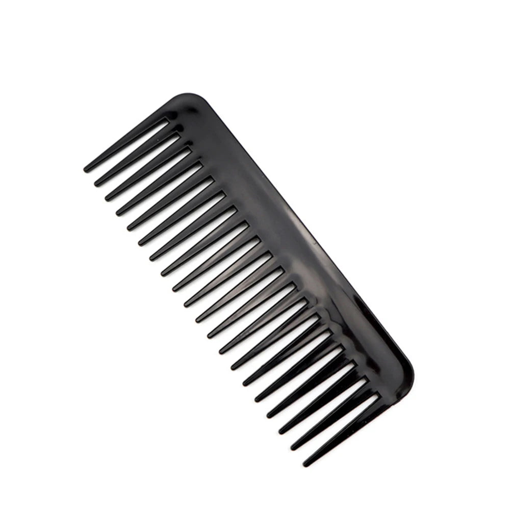 1pcs 19 Teeth Tooth Comb Large Wide Black Plastic Comb Anti-Static Scalp Massage Hair Comb Hair Accessories Hair Care Tool