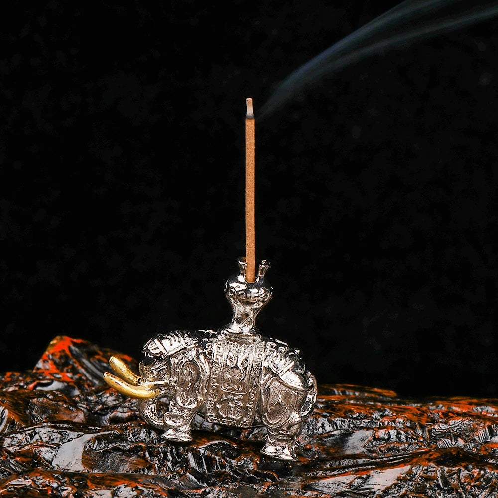 1 Pcs Snail Turtle Shape Portable Incense Censer Stick Holder Burner Stand Sandalwood Holder Teahouse Home Christmas Decoration