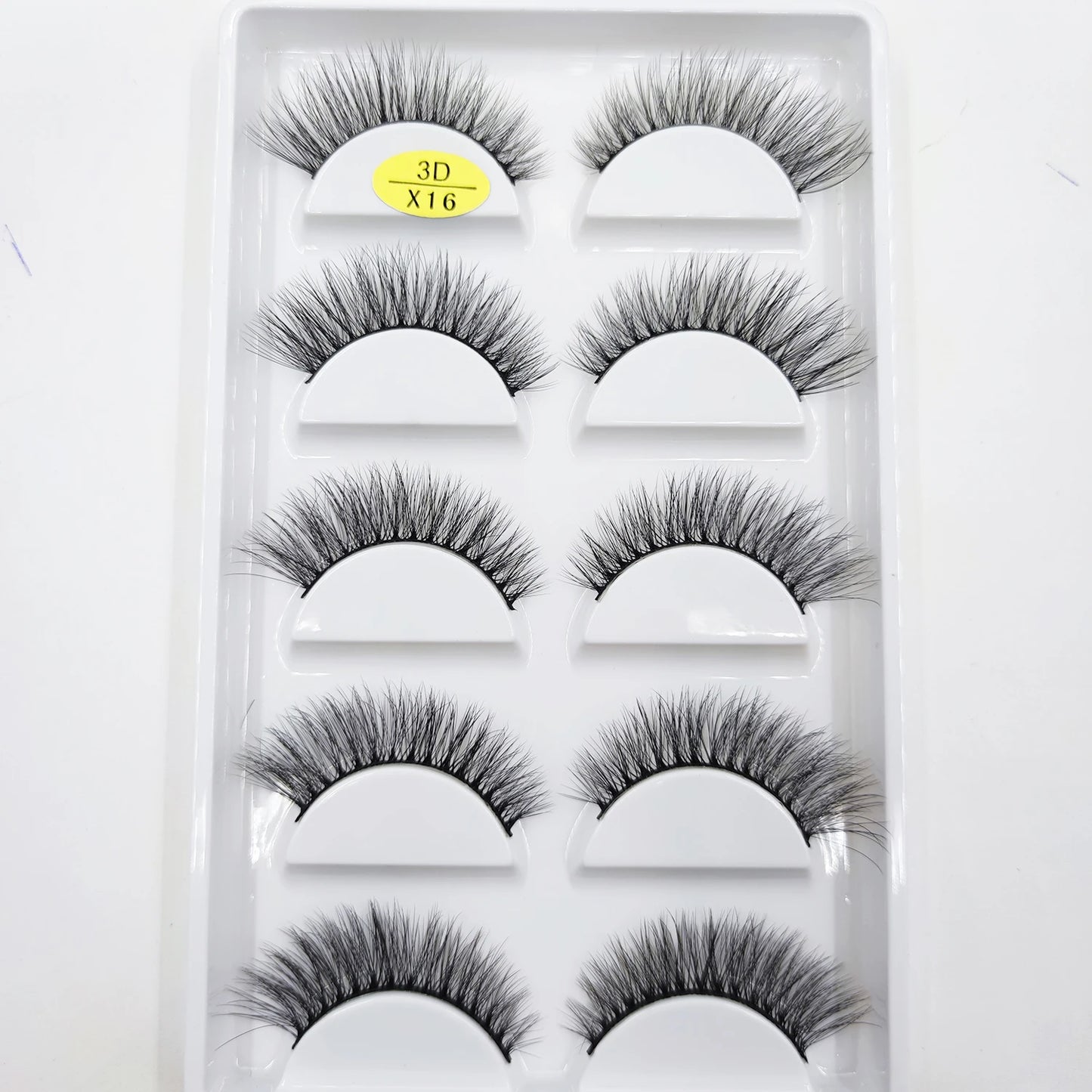 NEW Eyelash 3D Natural Mink False Eyelashes Makeup Fake Eye Lashes Faux Cilios Make Up Beauty Tools 5 Pairs