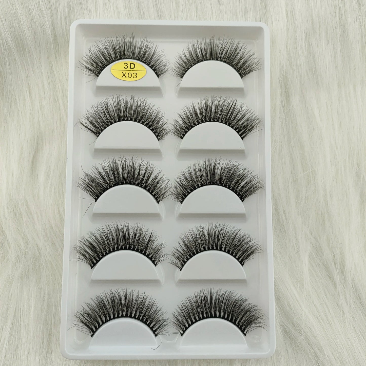 40 Style 5Pairs Natural 3D Mink Eyelashes False Eyelashes Makeup Fake Eye Lashes Faux Cils Make Up Beauty Tools Wholesale 3D-X08