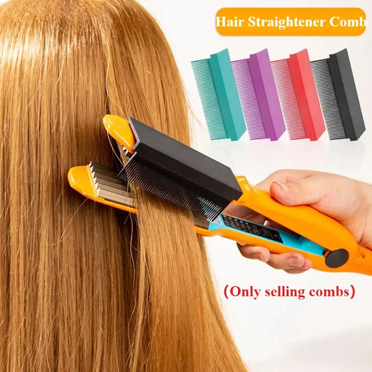 Practical Good Adhesion Hair Straightening Comb Thickened Hairdressing Electric Splint Hair Comb Straightener расческа для волос