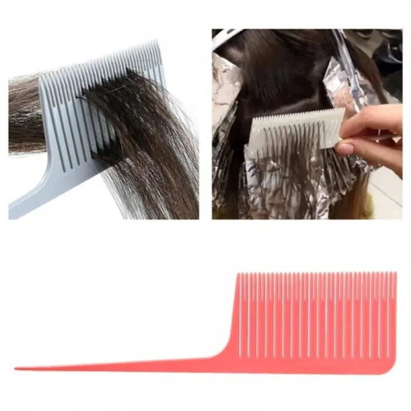 Hair Brush Professional Weaving Highlighting Foiling Comb Hair Dye Styling Tool Salon Hair Dyeing Combs Расческа Для Волос