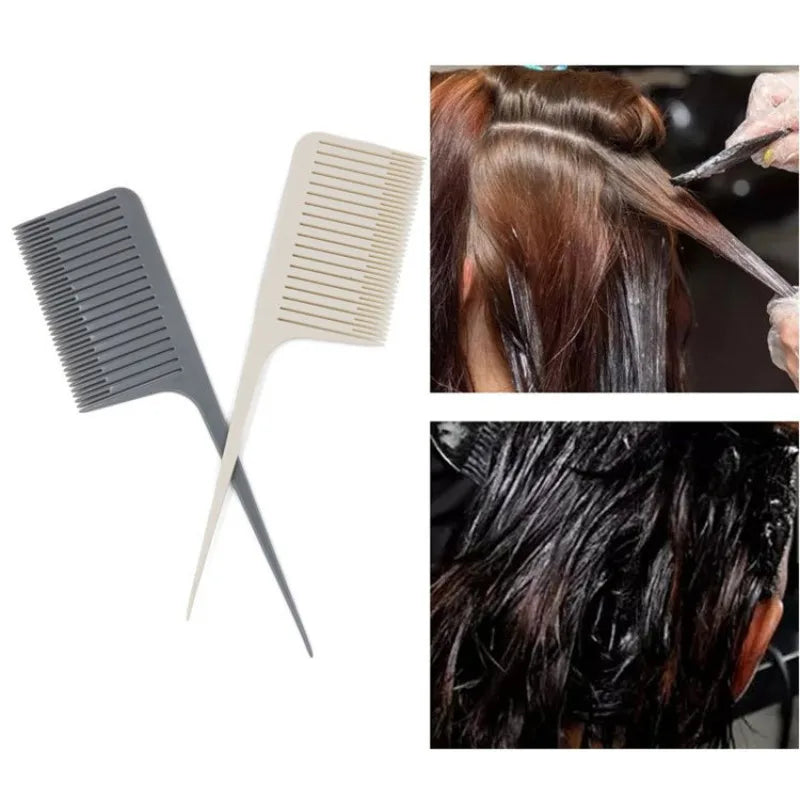 Hair Brush Professional Weaving Highlighting Foiling Comb Hair Dye Styling Tool Salon Hair Dyeing Combs Расческа Для Волос