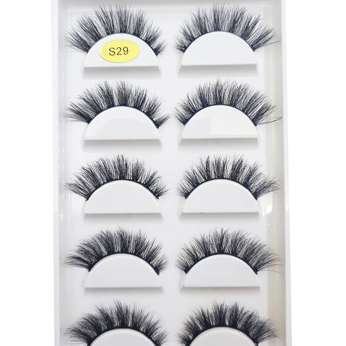 5 Pairs 3D Natural False Eyelashes Makeup Mink Eyelash Fake Eye Lashes Faux Cils Make Up Beauty Maquillaje Tools H13 Mini Cat