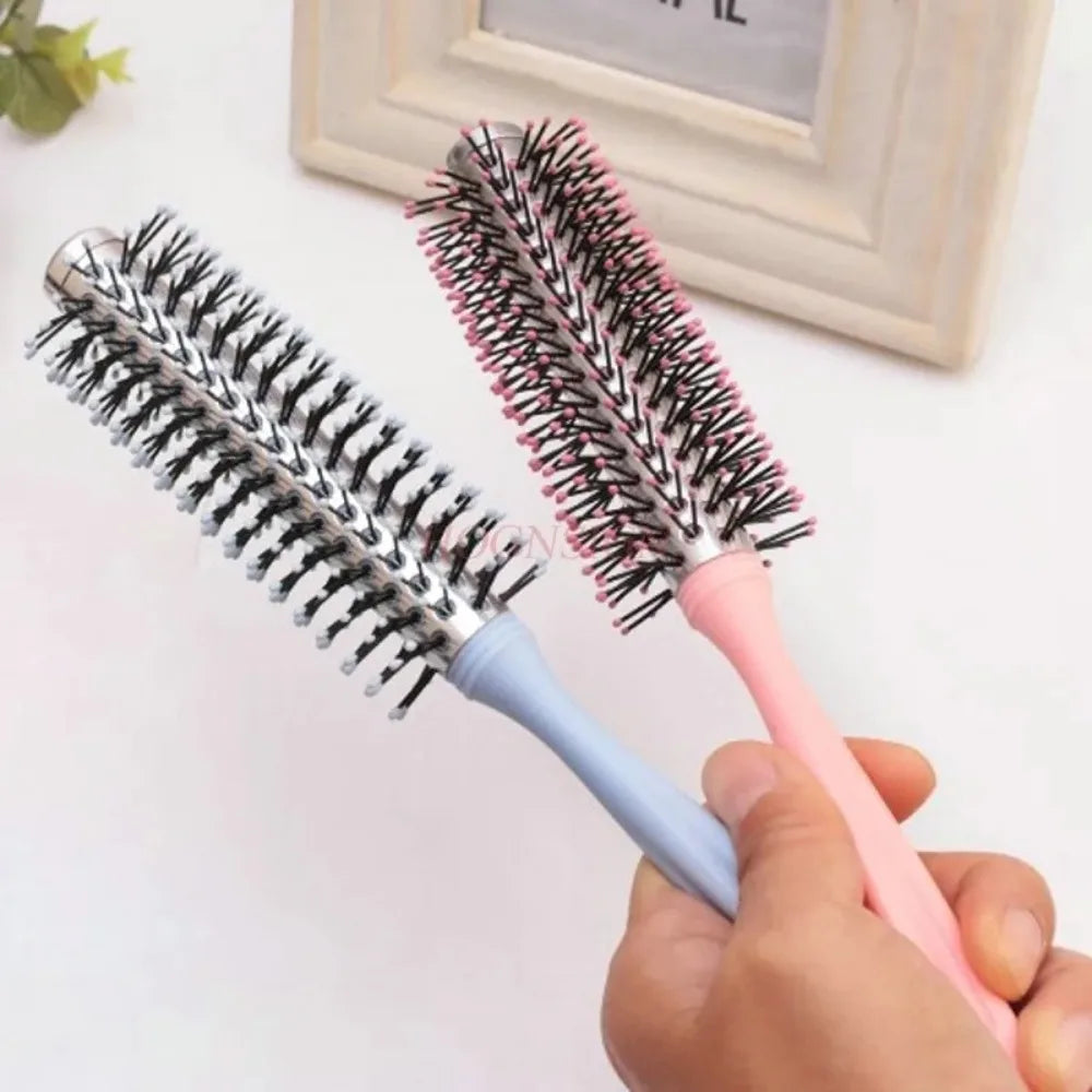 Round Roller Comb Hair Combs Volume Hairbrush Curling Special Pear Flower Buckle Shape Straight Massage Hairdressing заколки