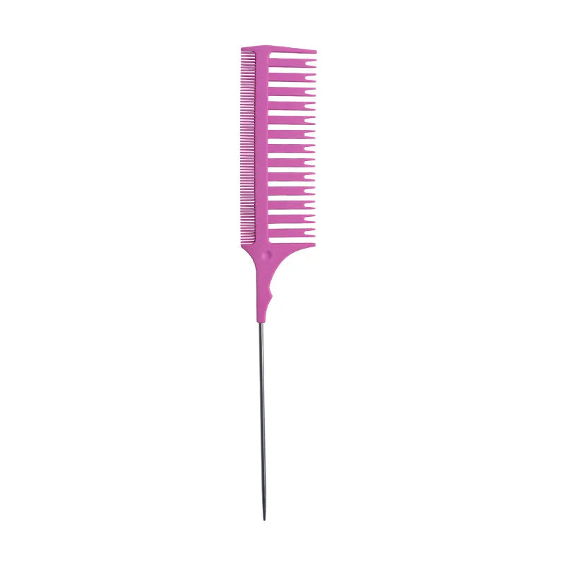 Tip-tail Hair Dyeing Comb Double-side Hair Partition Highlighting Comb Hairdressing Hair Brush Salon Cutting Styling Accessories