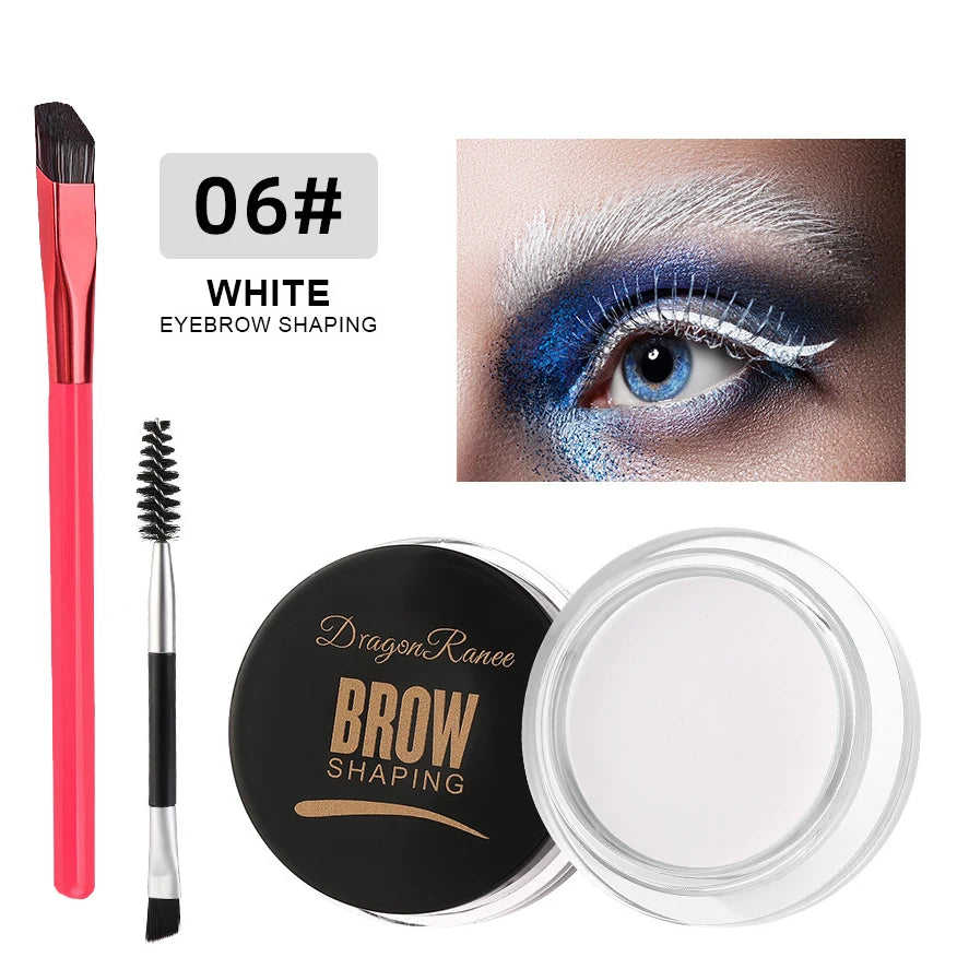 Multi-function Eyebrow Brush With Wild Eyebrows Cream Concealer Square Eye Brow Make Up Brushes For Women Eyebrow Shaping Gel