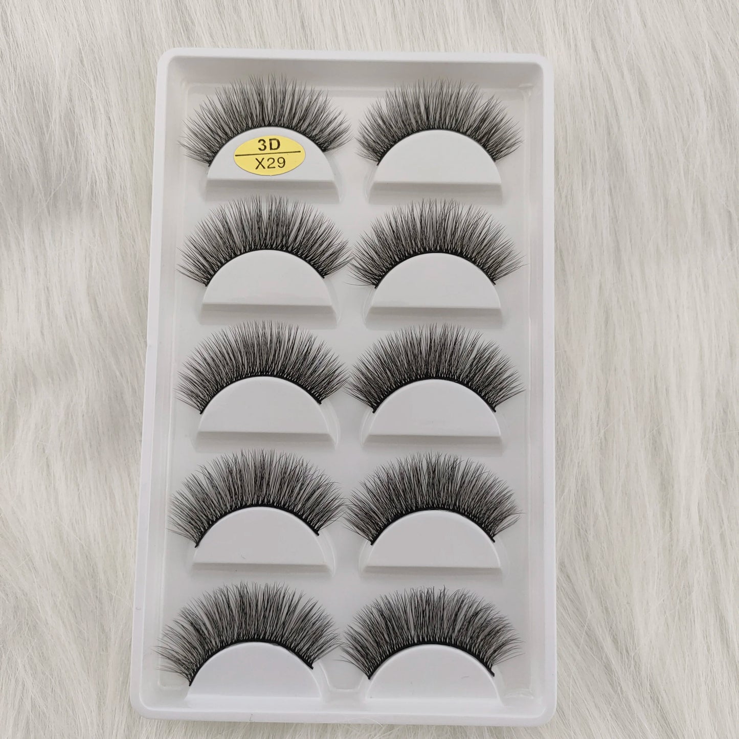 40 Style 5Pairs Natural 3D Mink Eyelashes False Eyelashes Makeup Fake Eye Lashes Faux Cils Make Up Beauty Tools Wholesale 3D-X08