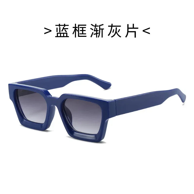 Dropshipping Square Sunglasses Fashion Brand Design Cool Shade Outdoor Luxury Eyewear Personalized Women Men UV400 Gafas De Sol