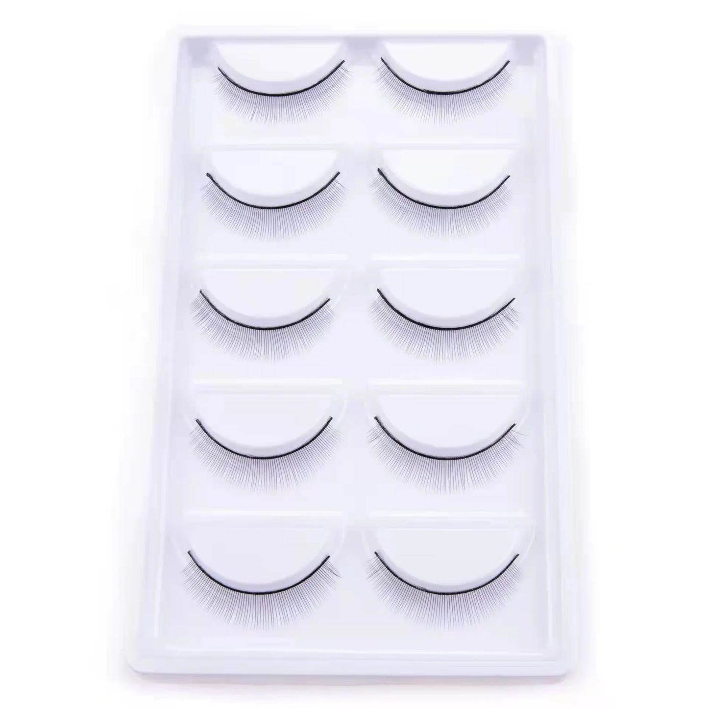 5 pairs 100% Real Mink Eyelashes Faux Cils Natural False Eyelashes 3d Mink Lashes Soft Eyelash Extension Makeup Cilio H13 E-08