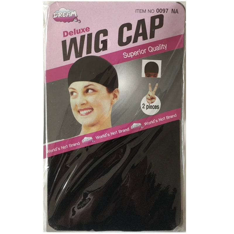 2 Pieces/pack Cheap Hair New Stocking Cap For Wigs Net For Wigs Bald Cap Nylon Stocking Wig Cap Stretchy