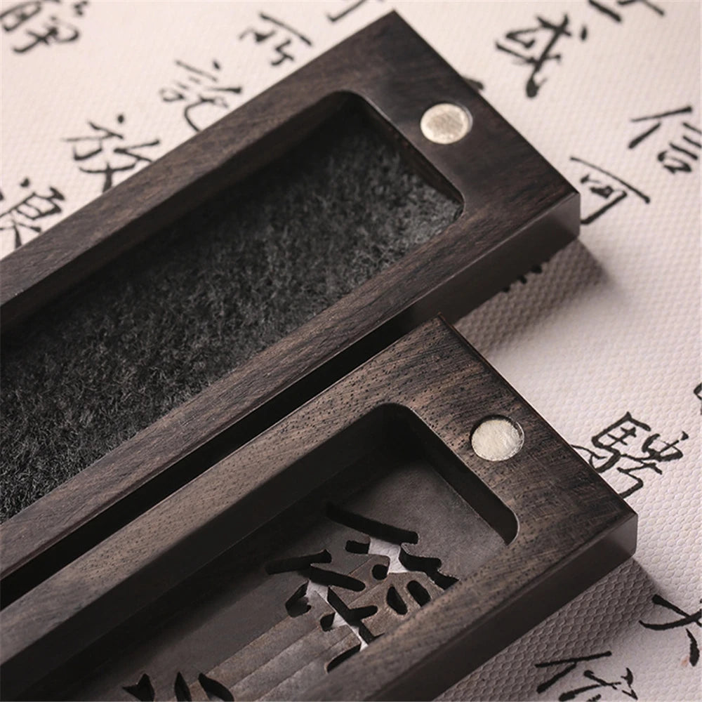 Joss Stick Box The Prajna Paramita Sutra Recumbent Incense Burner Line Incense Censer Vintage Sandalwood Scripture Ebony Wood