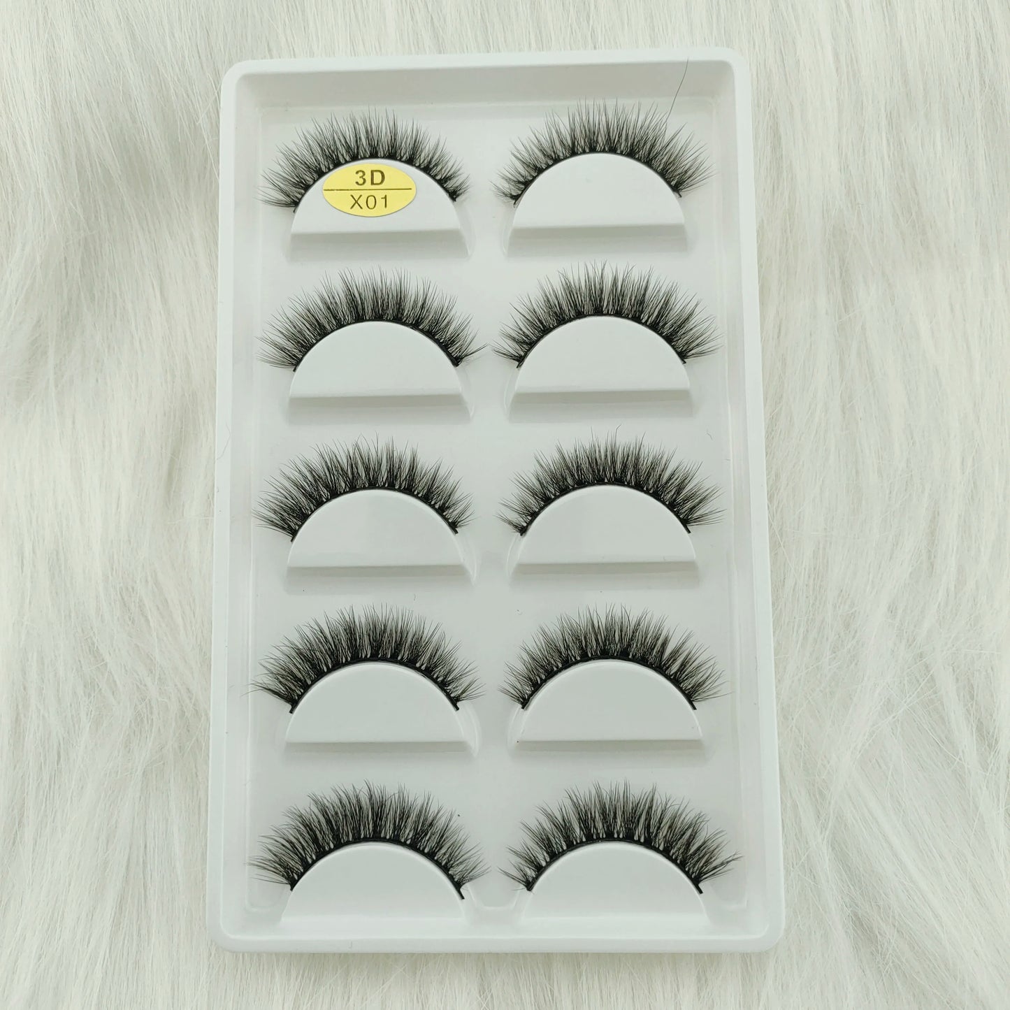 40 Style 5Pairs Natural 3D Mink Eyelashes False Eyelashes Makeup Fake Eye Lashes Faux Cils Make Up Beauty Tools Wholesale 3D-X08