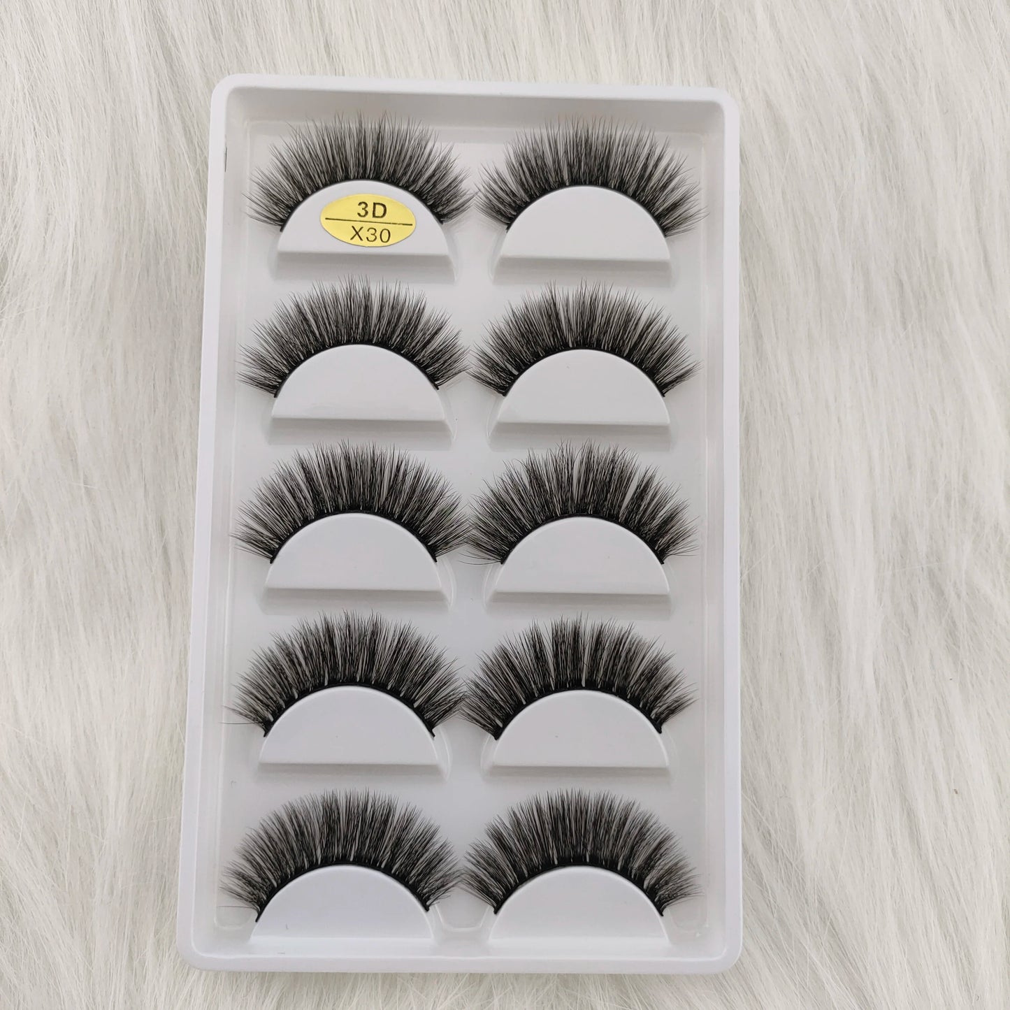 40 Style 5Pairs Natural 3D Mink Eyelashes False Eyelashes Makeup Fake Eye Lashes Faux Cils Make Up Beauty Tools Wholesale 3D-X08