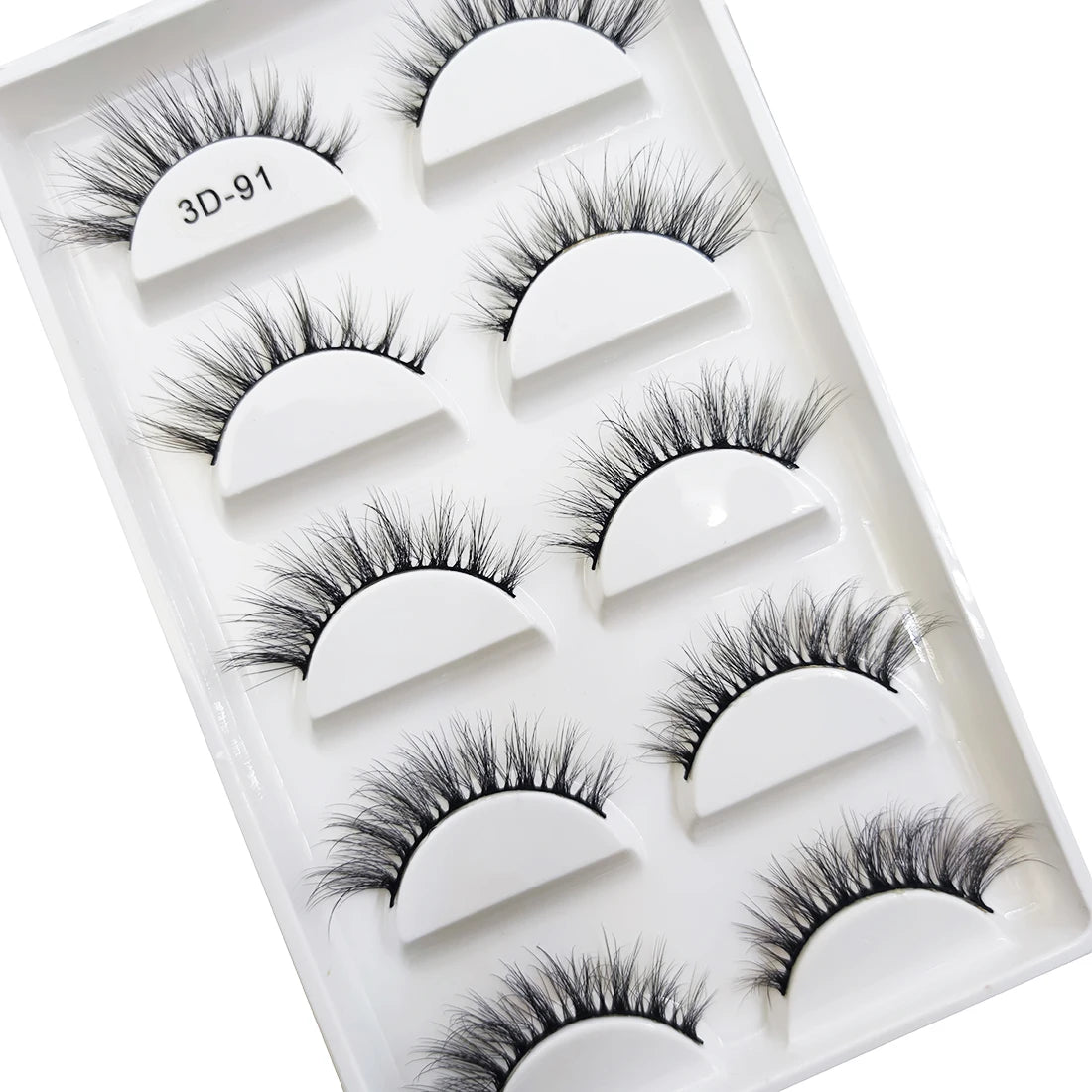 5 Pairs 3D Natural False Eyelashes Makeup Mink Eyelash Fake Eye Lashes Faux Cils Make Up Beauty Maquillaje Tools H13 Mini Cat