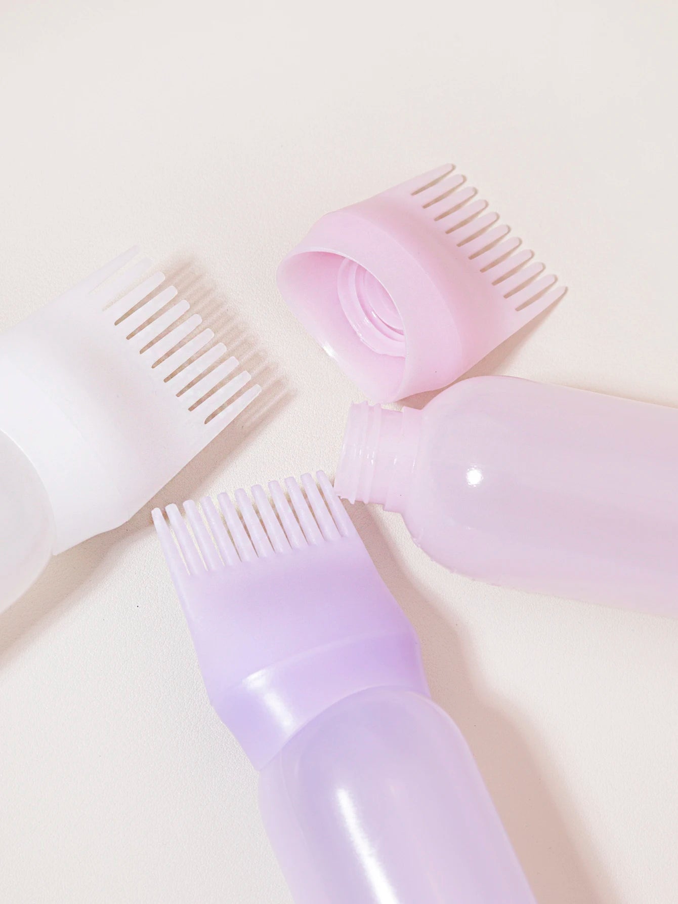 1PCS root comb applicator, durable shampoo bottle, designed specifically for home salon hairdressers