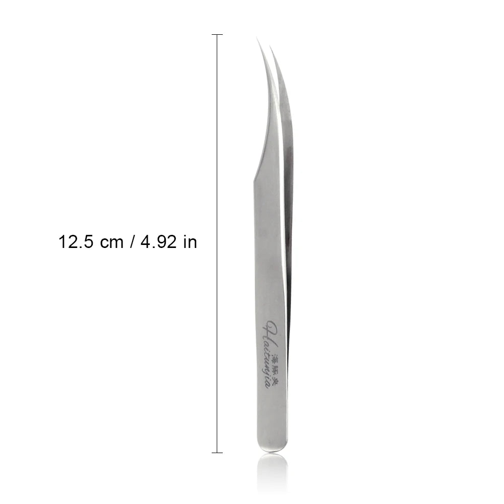 VETUS Stainless Steel Eyebrow Tweezer False Eyelash Extension Tweezers Auxiliary Repair Hyperfine Lashes Tools Make Up Tweezers