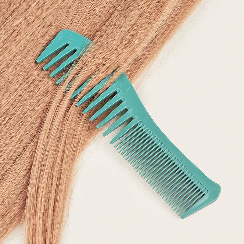 Durable Fine Tooth & Wide Tooth Hair Hairbrush Combs Resin Anti-static Comb Hairdressing Comb for Women Girl Styling Combs