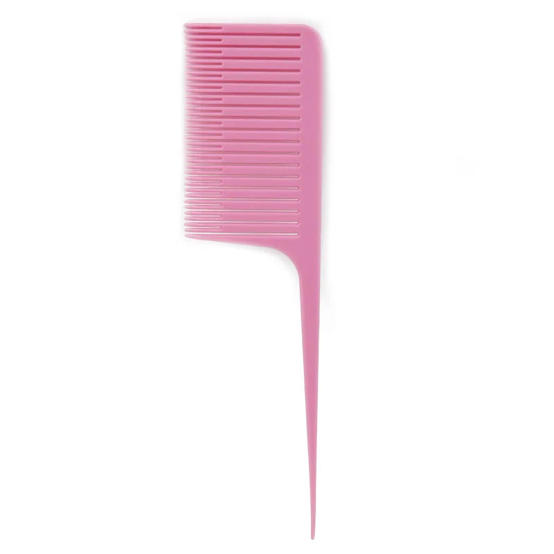 Profession Hair Dyeing Comb Weave Comb Tail Pro-hair Coloring Highlighting Comb Weaving Cutting Hair Brush for Hairdressing