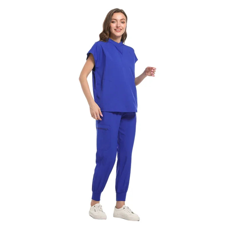 Medical Uniforms Women Scrubs Sets Nurse Nursing Work Clothes Beauty Salon Spa Work Clothes Surgical Suit Lab Hospital Overall