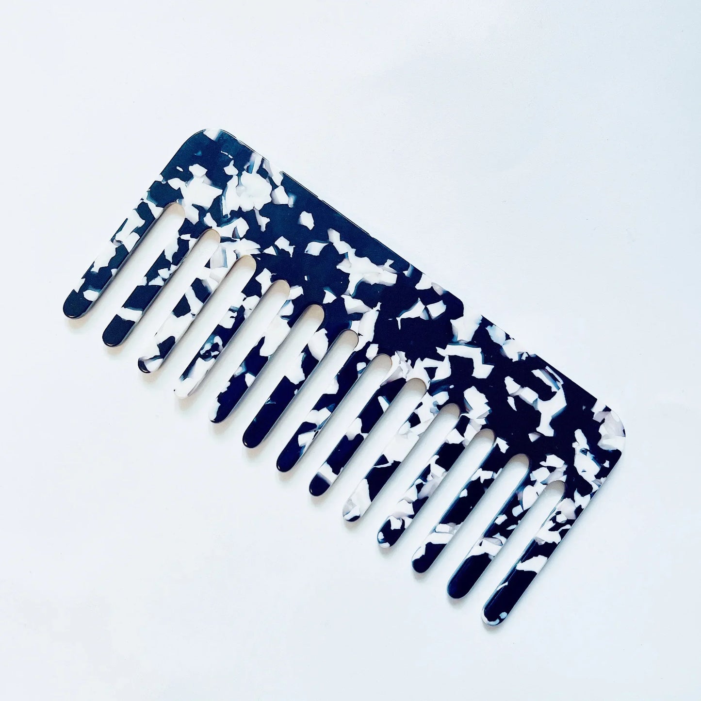 Small Colored Acetate Combs Anti-static Marble Leopard Hair Comb Hair for Women Girls Styling Tools Headdress Head Massage Brush