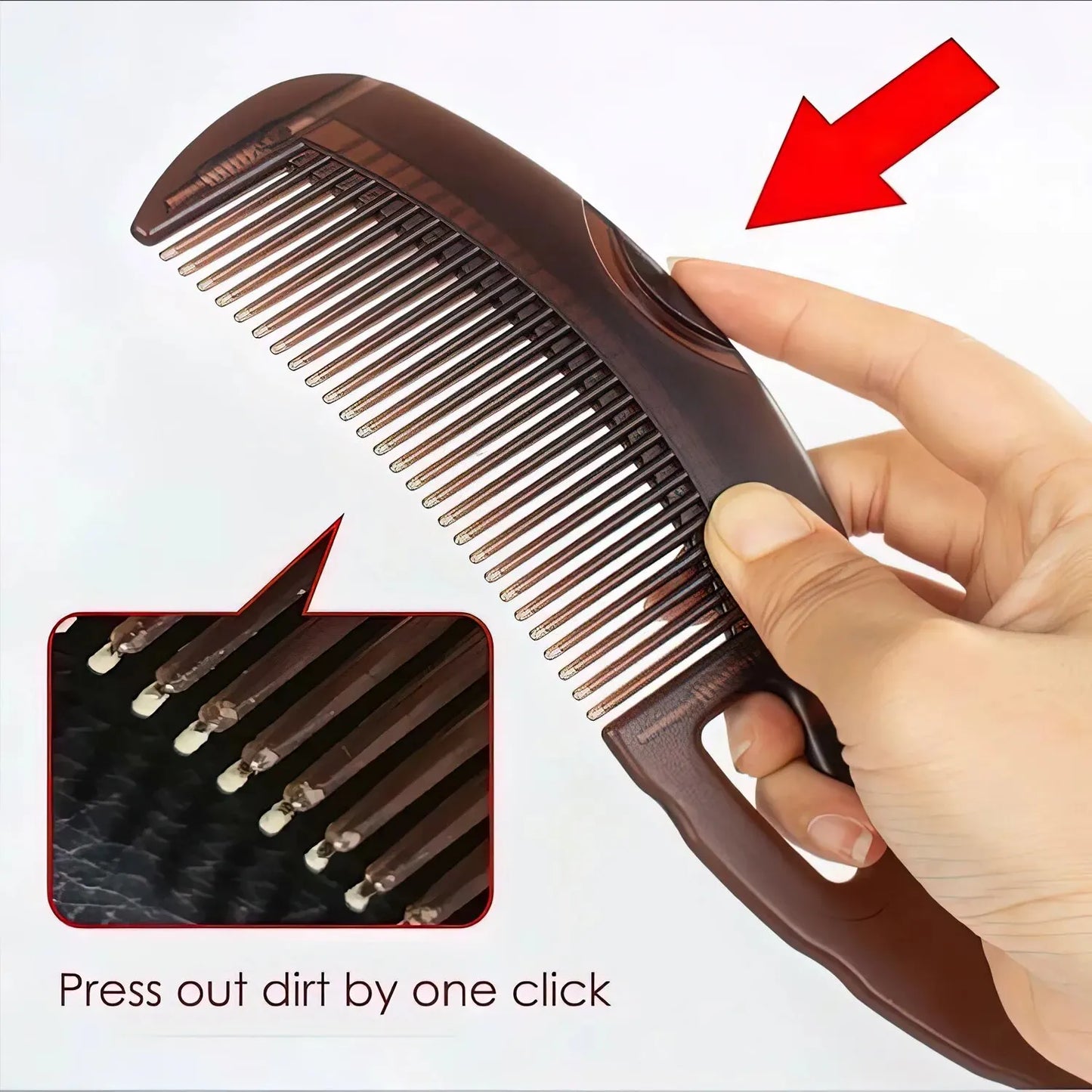 Dandruff Relief Comb Hollow Tooth Hairbrush Scalp Point Massage Dandruff Removal Reduce Ltching Scalp Care Comb for Women Men