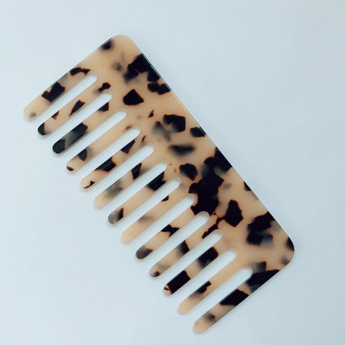 Small Colored Acetate Combs Anti-static Marble Leopard Hair Comb Hair for Women Girls Styling Tools Headdress Head Massage Brush