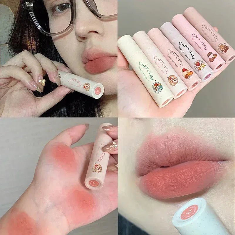 Matte Lip Mud Lip Liner Pencil Gift Box Makeup Set Lip Glaze Cream Waterproof Lips Lipstick Pen Lasting Korea Make Up Cosmetics