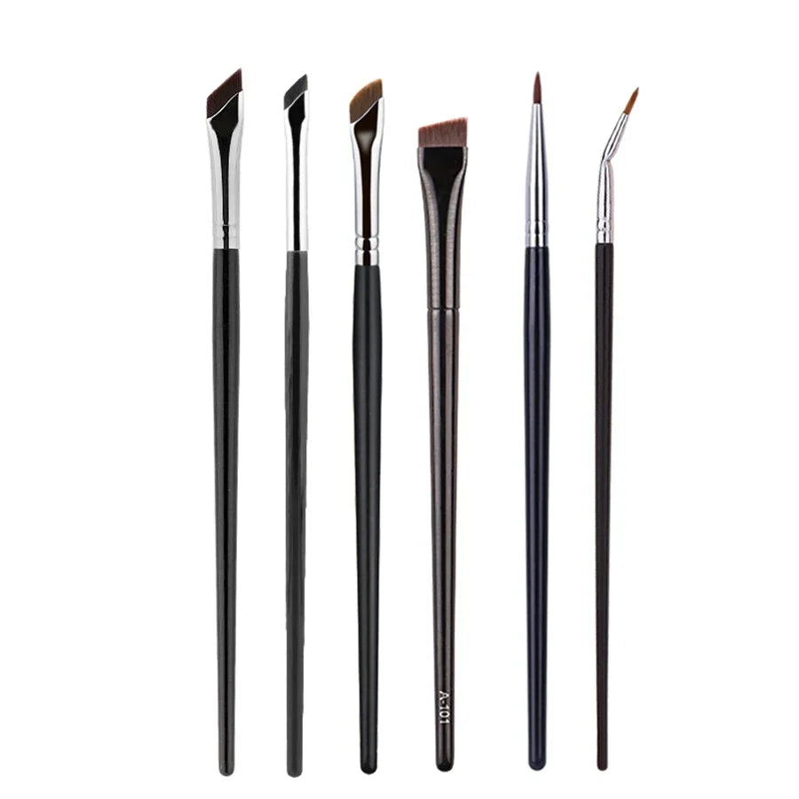 5/6PCS Thin Gel Eyeliner Makeup Brushes Eyeliner Brush Sets Flat Top Eyeliner Concealer Brush Eye Liner Detailed Make Up Tool