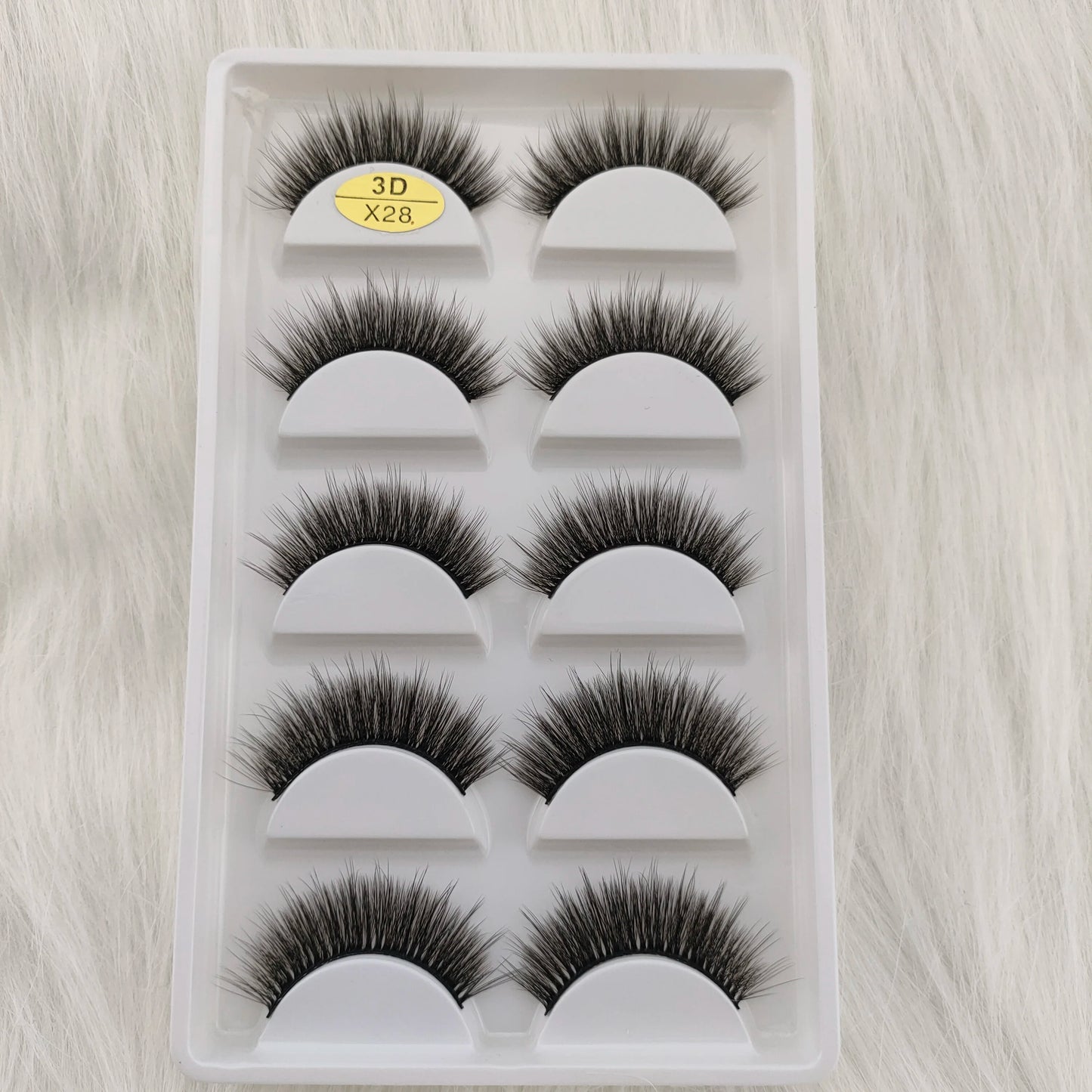 40 Style 5Pairs Natural 3D Mink Eyelashes False Eyelashes Makeup Fake Eye Lashes Faux Cils Make Up Beauty Tools Wholesale 3D-X08