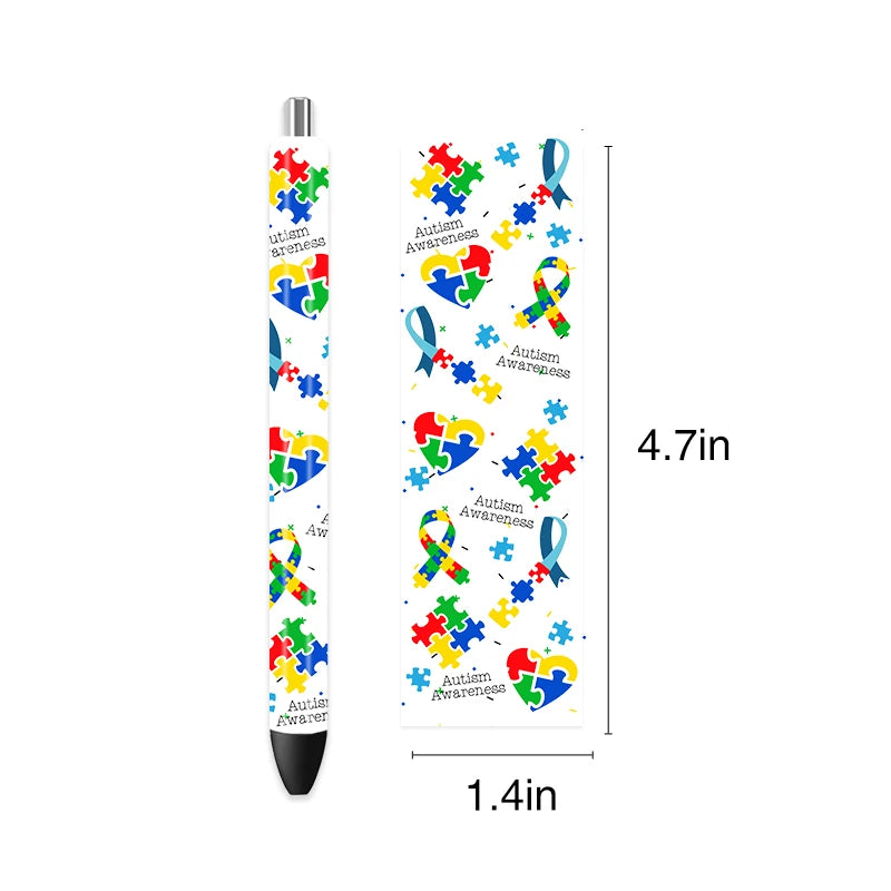 Factory Wholesale UV DTF Transfer Label Packaging Pen Wrap Sticker Customize Waterproof UV DTF Wrap