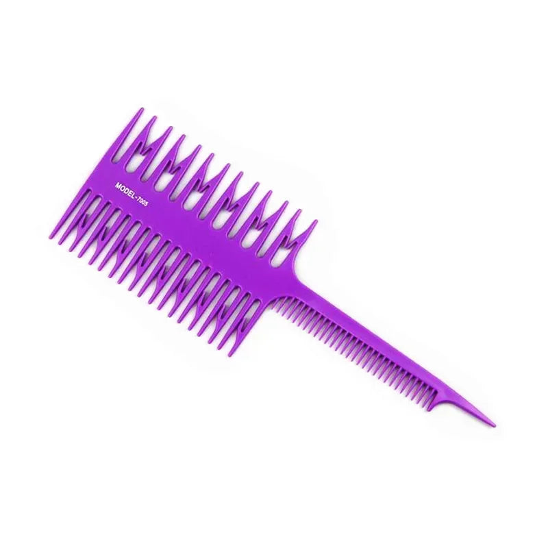 Professional Hair Dyeing Comb Weave Comb Tail Pro-hair Coloring Highlighting Comb Weaving Cutting Hair Brushes for Hairdressing