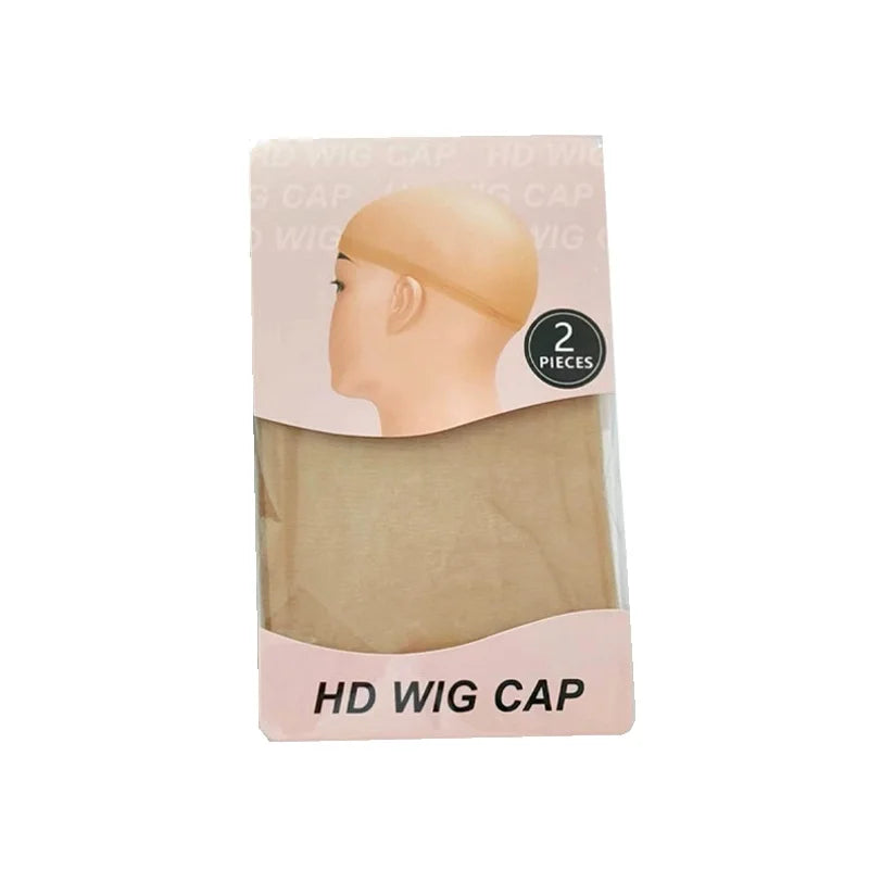 2 Pieces/pack Cheap Hair New Stocking Cap For Wigs Net For Wigs Bald Cap Nylon Stocking Wig Cap Stretchy