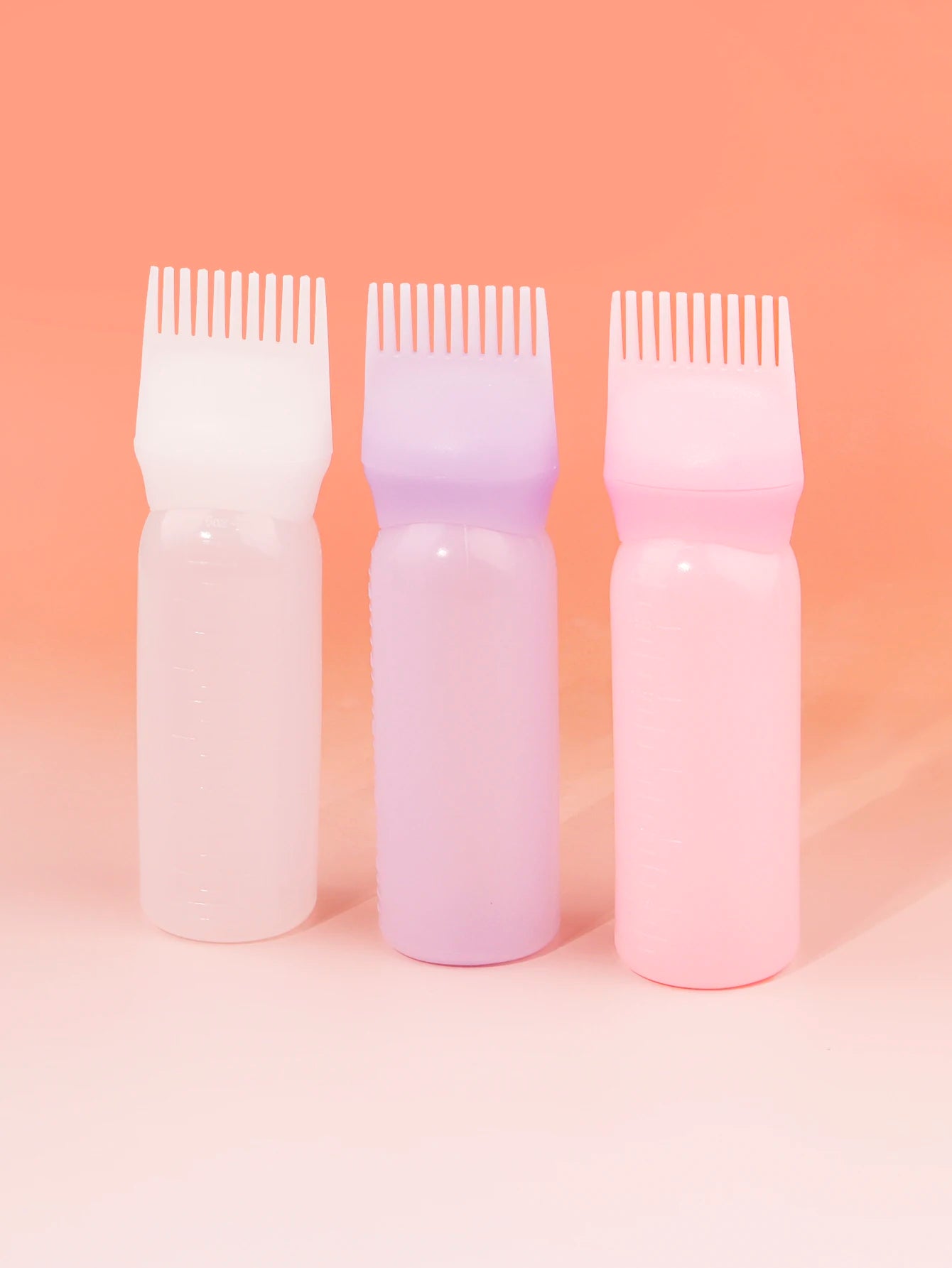 1PCS root comb applicator, durable shampoo bottle, designed specifically for home salon hairdressers