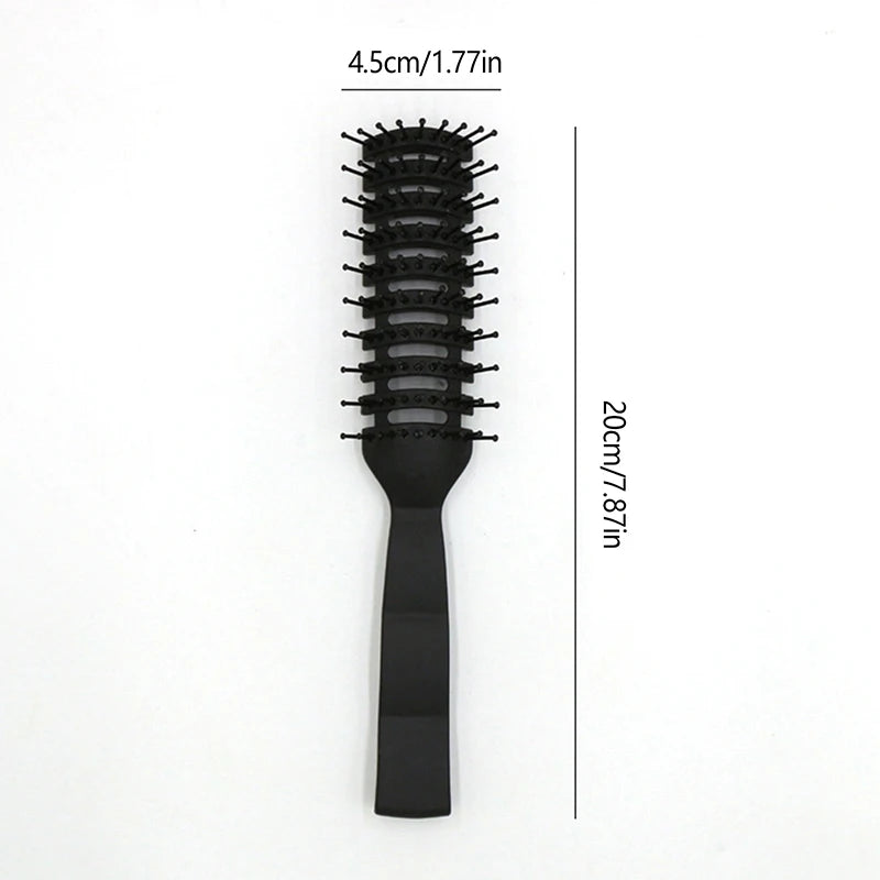 Hollow Hair Scalp Massage Comb Hair Brush Anti-static Wet Dry Curly Detangler Hairbrush Nylon Salon Hair Styling Tools