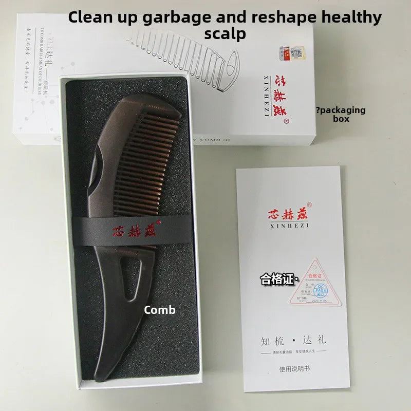 Dandruff Removal Scalp Hair Combs Hair Dressing Comb Self-Cleaning Anti-Static Massage Brushes Hair Salon Styling Tools